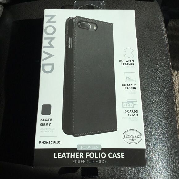 Nomad iPhone 7+ Leather Folio Case (F) - Picture 1 of 7
